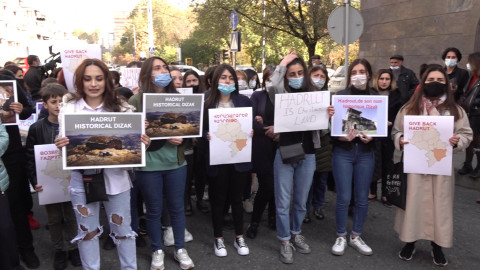 «Հադրութը Արցախ է»․ հադրութցիները պահանջում են դեօկուպացում