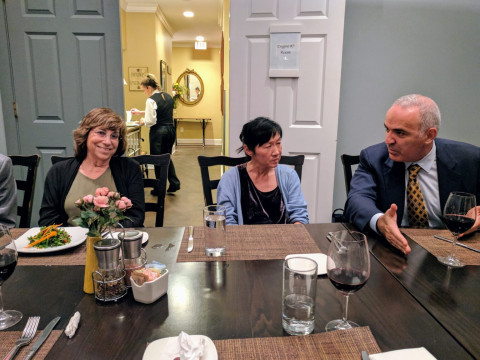 Dinner with Garry Kasparov
