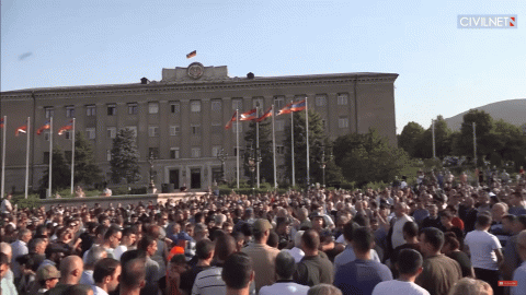Risks that come with protests in post-war Nagorno-Karabakh can’t be ignored