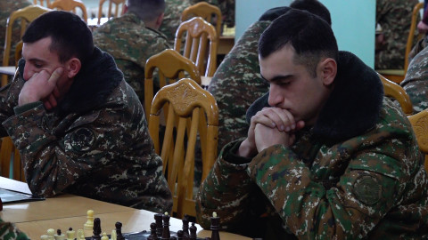 Արցախ․ զինծառայողները մրցում են շախմատում
