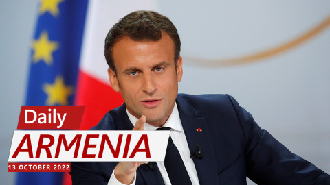 Russia trying to weaken Armenia through conflict with Azerbaijan, says Macron