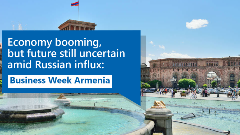The economy is still booming, but how to sustain it? BUSINESS ARMENIA