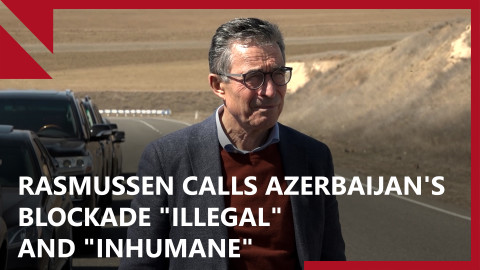 Ex-NATO chief lambasts Azerbaijan’s ‘illegal’ blockade of Nagorno-Karabakh