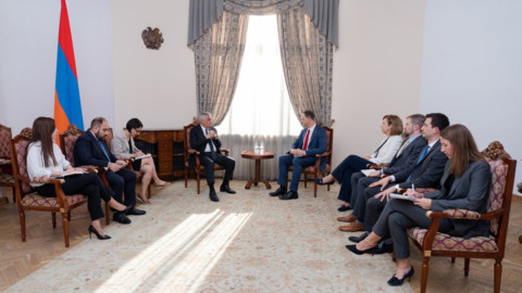 Մհեր Գրիգորյանն ԱՄՆ պետդեպի ներկայացուցչի հետ քննարկել է միջուկային էներգետիկայի ոլորտում համագործակցության հարցը