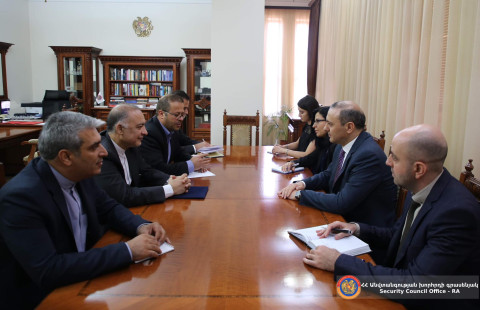 Արմեն Գրիգորյանն Իրանի դեսպանի հետ քննարկել է տարածաշրջանի անվտանգային իրավիճակը