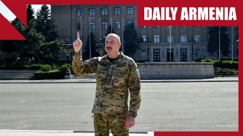 Aliyev tours ethnically cleansed Karabakh
