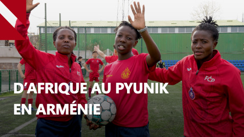 Trois joueuses du Ghana et du Congo dans l'équipe de football féminine du Pyunik