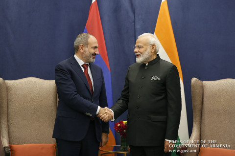 Փաշինյանն ու Մոդին ընդգծել են հայ-հնդկական համագործակցության զարգացման կարևորությունը
