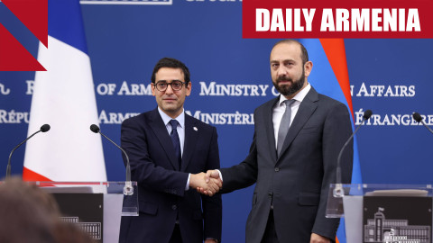 France ‘always by your side,’ says top diplomat on first trip to Armenia