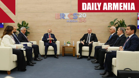 Armenian, Azerbaijani presidents sign border delimitation protocols