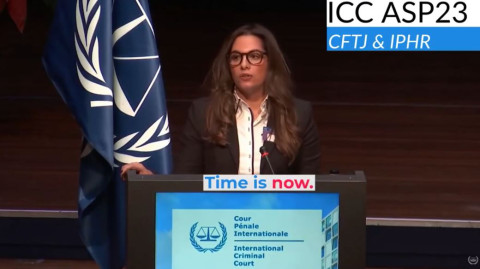 In historic address to International Criminal Court, CFTJ urges action against Azerbaijani war crimes