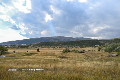 Former airport manager maintains a farm at an abandoned runway in Jermuk