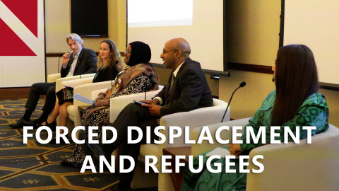 Aurora panelists share insights on global displacement