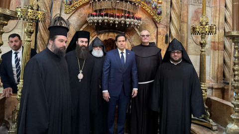 À Jérusalem, le secrétaire d'État américain Rubio évoque la présence des chrétiens en Israël