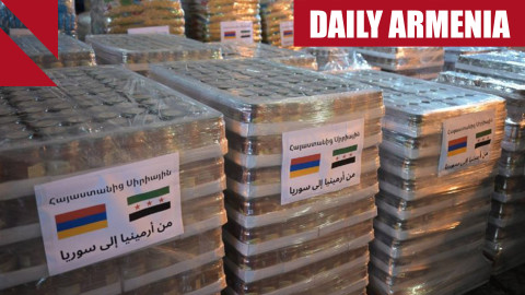 Armenia sends new aid package to Syria