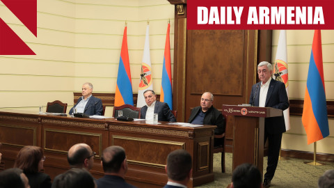 In rare speech, Serzh Sargsyan rebukes Pashinyan and calls for change