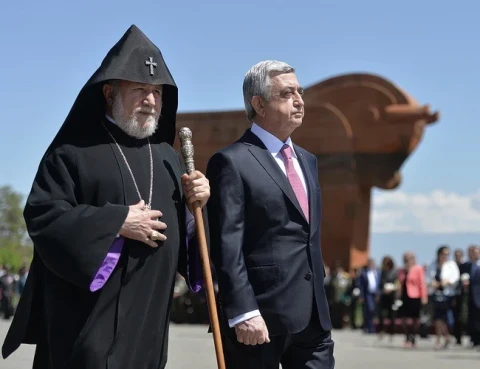 Եկեղեցուն և կաթողիկոսին թիրախավորելը խայտառակություն է. Սերժ Սարգսյան