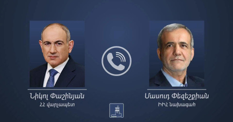 Տեղի է ունեցել Նիկոլ Փաշինյանի հեռախոսազրույցը Իրանի նախագահի հետ