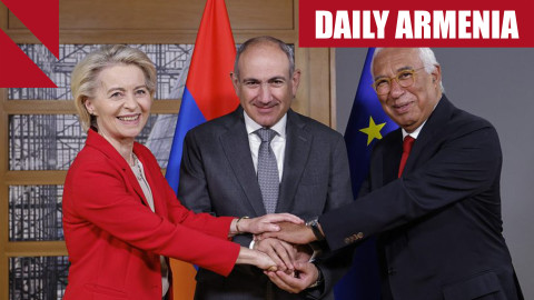 Pashinyan, EU’s top officials discuss Armenia’s territorial integrity in Brussels