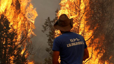 Dilijan : 669 sauveteurs mobilisés pour un important incendie de forêt