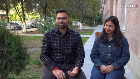 Entre recherches scientifiques et migration: Un couple indien à Erevan