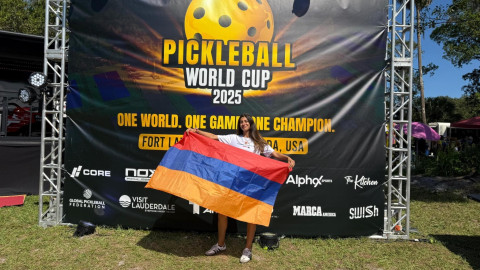 Representing Armenia, one paddle at a time