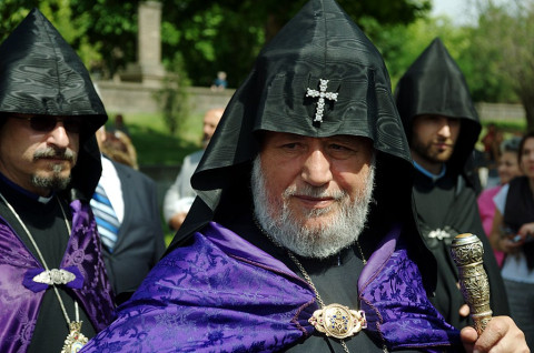 Religious leaders, including Artsakh Bishop, urge Karekin II’s exit