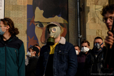 Yerevan faces seasonal air pollution spike; activists hold anti-smog rally