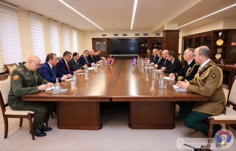 ՊՆ-ում քննարկվել է Հայաստան-Միացյալ Թագավորություն պաշտպանական համագործակցությունը