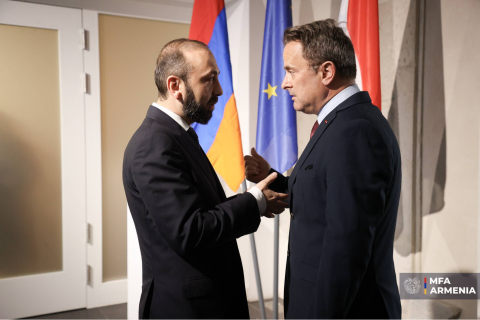 L’Arménie et le Luxembourg signent une déclaration conjointe de partenariat stratégique