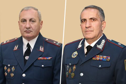 Կամո Ցուցուլյանը նշանակվել է ՆԳՆ ոստիկանության պետ, Արամ Ղազարյանը՝  ՆԳՆ փրկարար ծառայության պետ