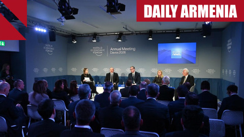 Armenia and Azerbaijan speak about bilateral trade in Davos