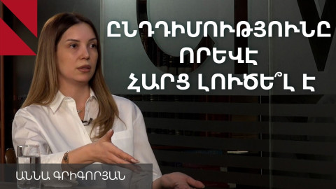 Քոչարյանի գործոնի, ընդդիմության «ապակե առաստաղի» և TRIPP-ի մասին. զրույց Աննա Գրիգորյանի հետ