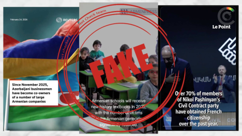 Une campagne de fausses informations vise l’Arménie en utilisant les logos de CNN, Reuters et Bloomberg.