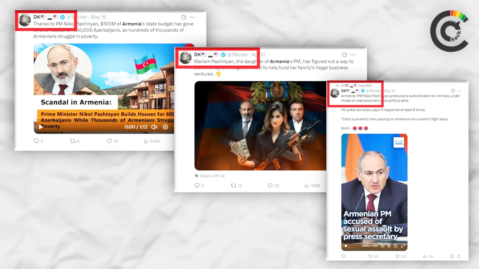 Էկրանապատկերը՝ DK🇺🇸🦅🇺🇸 օգտահաշվից