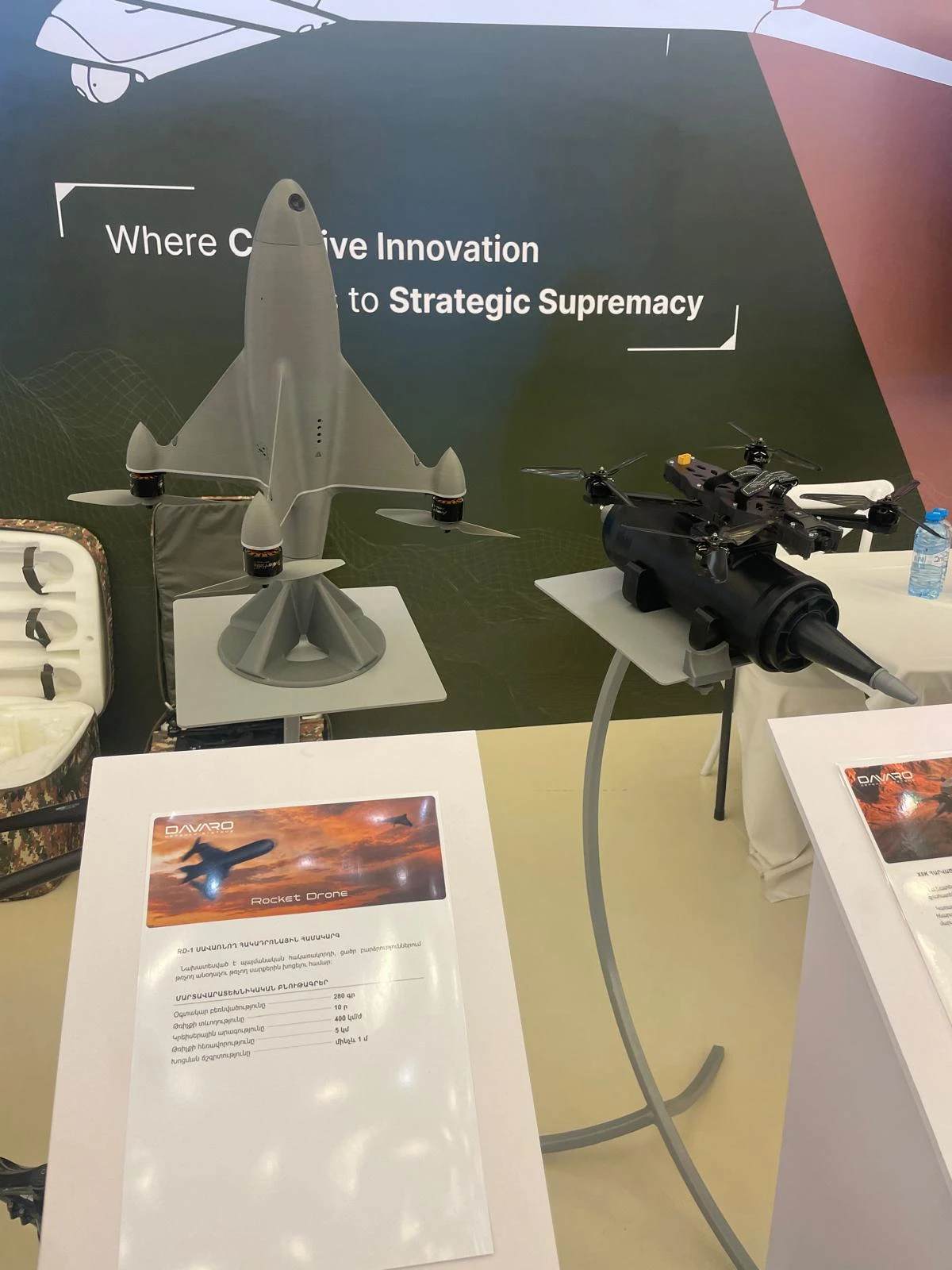Davaro’s rocket interceptor drone.