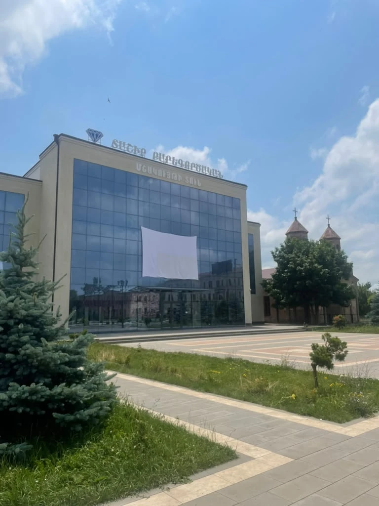 The headquarters of the Tashir Foundation in Tashir, other reports describe it as a cultural center.
