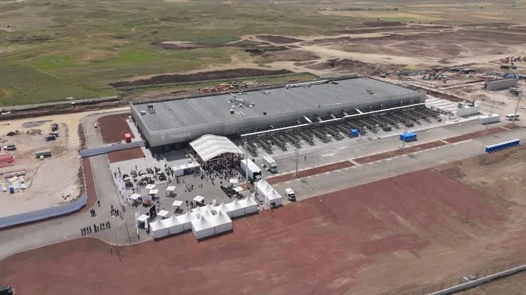 The Firebird AI factory, opened in the town of Hrazdan in August, uses hardware by U.S. tech giants NVIDIA and Dell and aims for $4 billion in foreign investments. Photo: Public Radio of Armenia