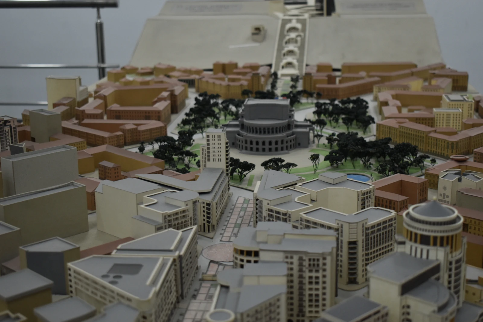 Narek Sargysan’s model of Northern Avenue and the surrounding area. Narek Sargysan’s model of Northern Avenue and the surrounding area.