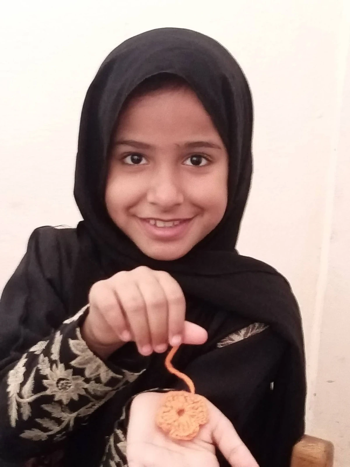 Karma, Alaa’s daughter, whose encouragement he credits with helping him through difficult times in Armenia. Alaa asked us to include her photo in the story.