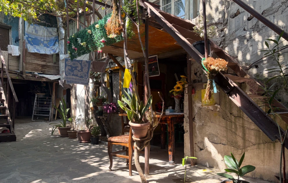 A cafe in Kond, part of a wave of grassroots businesses appearing in the neighborhood.