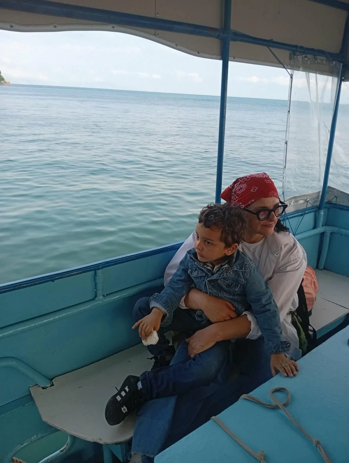 Photo: Helena and her son, Davit