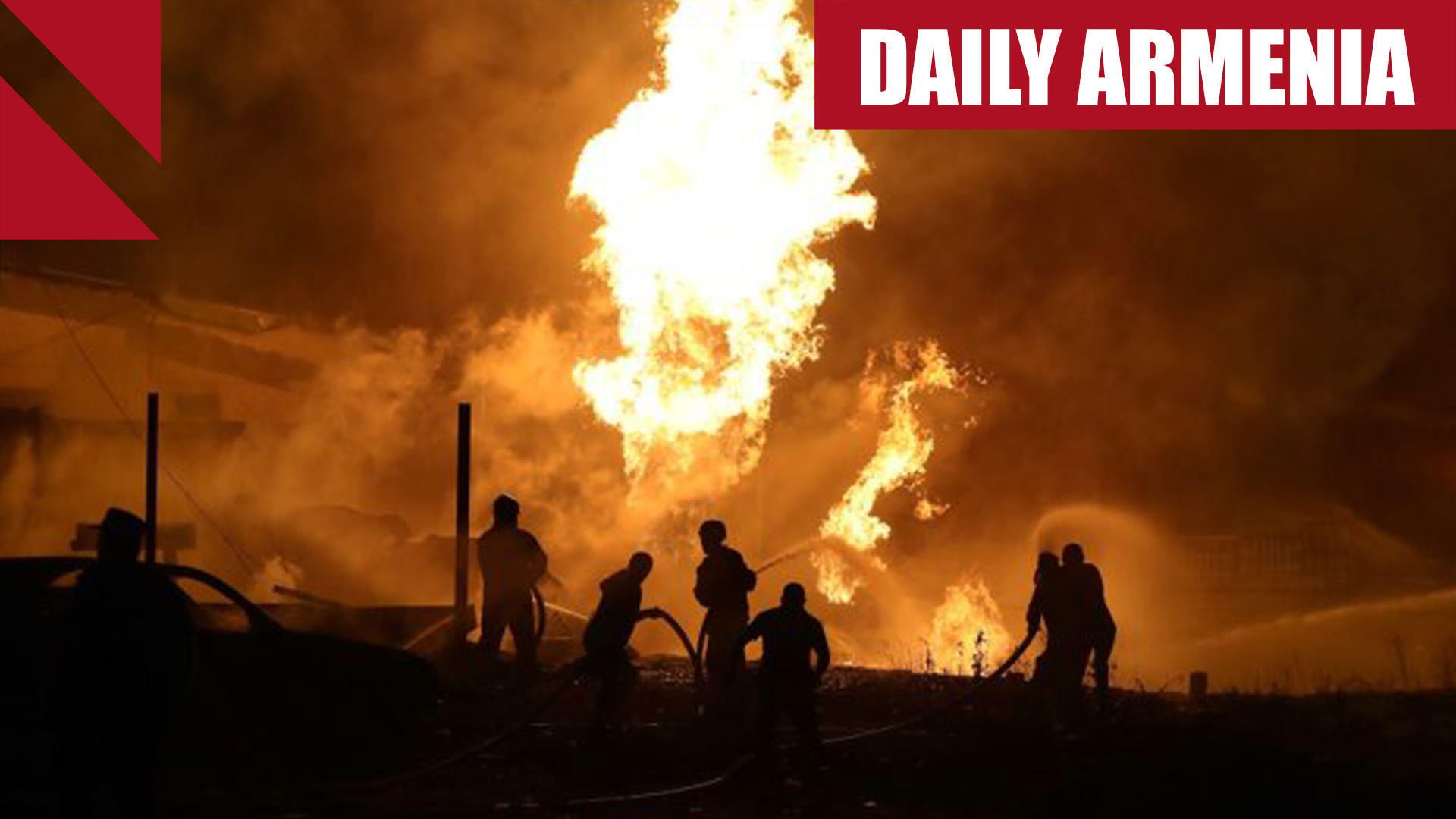 Seven injured in massive gas explosion outside Yerevan 